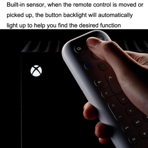 Télécommande multimédia à clé rétroéclairée 8BitDo pour Xbox, style : version courte (noir) S8802B347-06